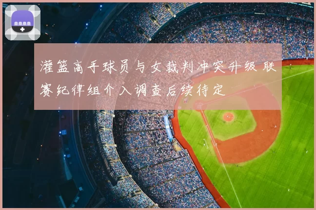 灌篮高手球员与女裁判冲突升级 联赛纪律组介入调查后续待定